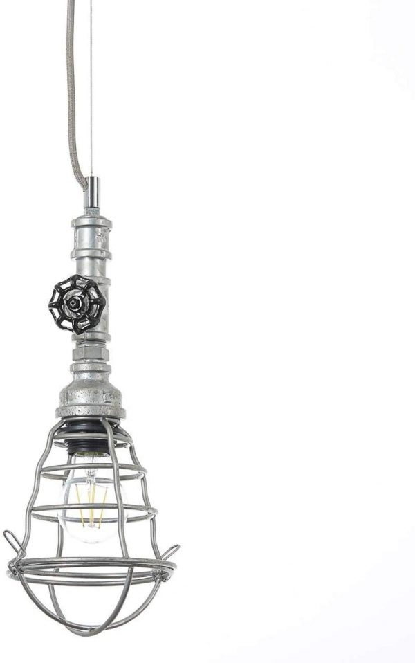 Brilliant Pendelleuchte 1flg zink antik, 93704/43 – Bild 4