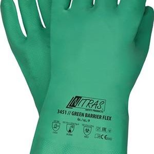 Chemikalienschutzhandschuhe Green Barrier Flex Gr.8 grün EN 388,EN 374 PSA III - VPE: 12