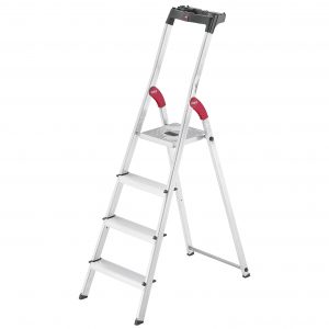HAILO Alu-Sicherheits-Stehleiter StandardLine L60 4Stufen