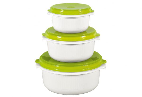 EMSA Topf-Set 'Micro Family' Starter-Set 3-teilig: 0,5 l, 1 l, 1,5 l, jeweils mit Deckel