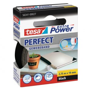 TESA Tesa Gewebeband 19mm schw.